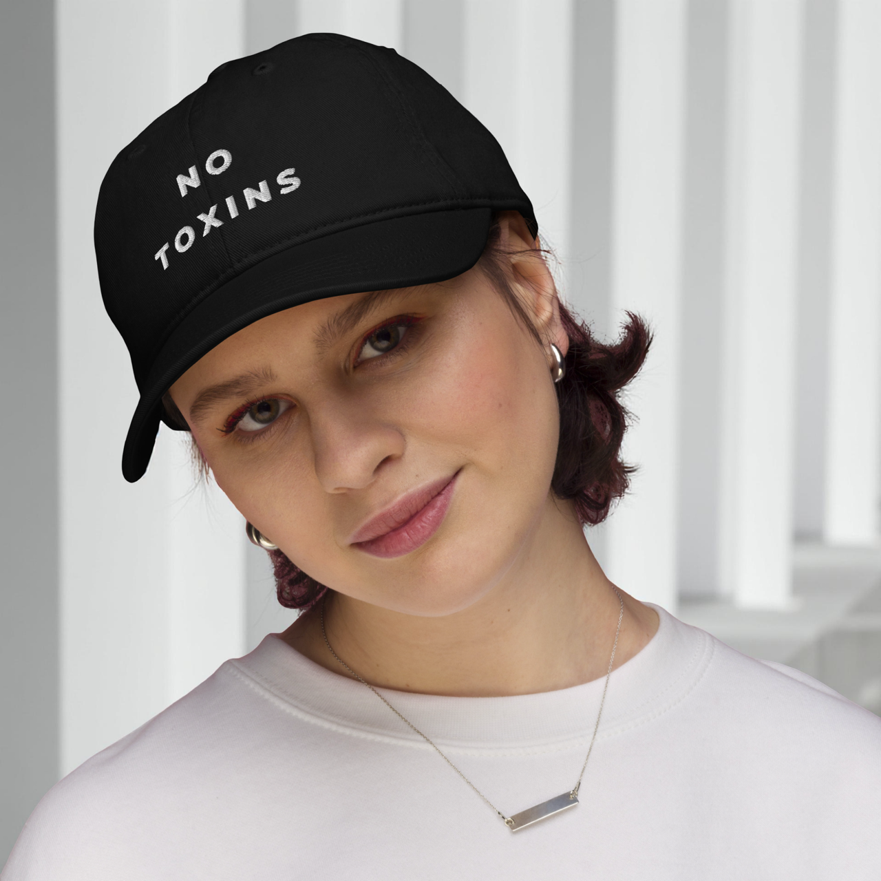 No Toxins. Organic Cotton Cap