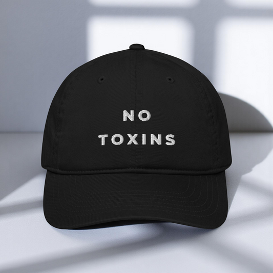 No Toxins. Organic Cotton Cap